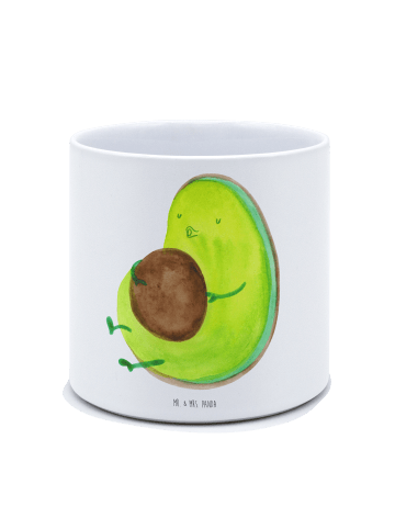 Mr. & Mrs. Panda Blumenübertopf Avocado Pfeifen ohne Spruch in Weiß