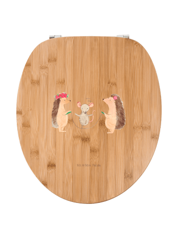 Mr. & Mrs. Panda Toilettendeckel Igel Seilhüpfen ohne Spruch in Braun