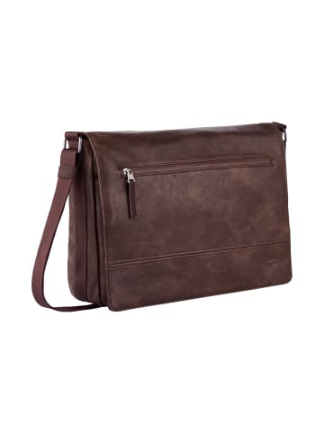 Camel Active TRACES Umhängetasche mit gepolstertem Laptopfach in Braun