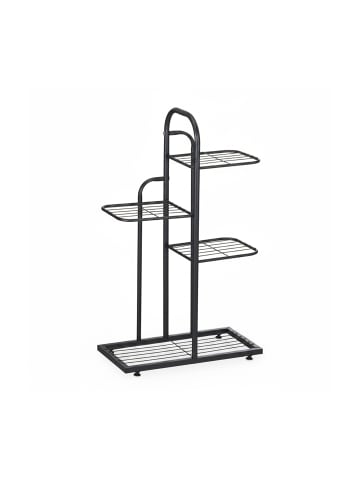 relaxdays Pflanzenständer in Schwarz - (B)44 x (H)72,5 x (T)22,5 cm