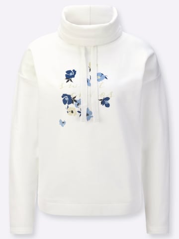 WITT WEIDEN Sweatshirt in ecru-bleu