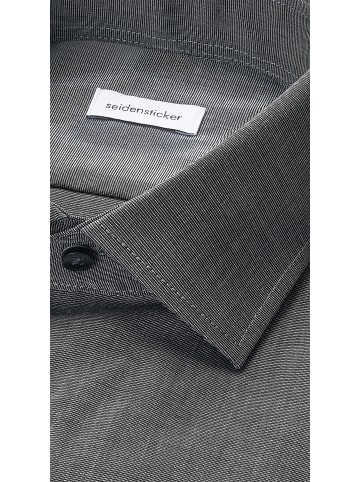 Seidensticker Business Hemd Slim in Schwarz