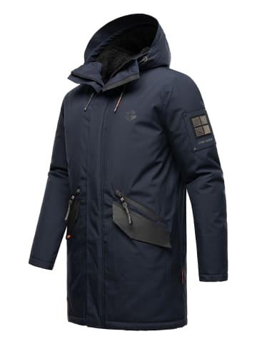STONE HARBOUR Wintermantel Ragaan in Navy