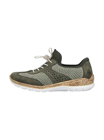 rieker Morelia Low-Top-Sneaker mit Schnürung Grün