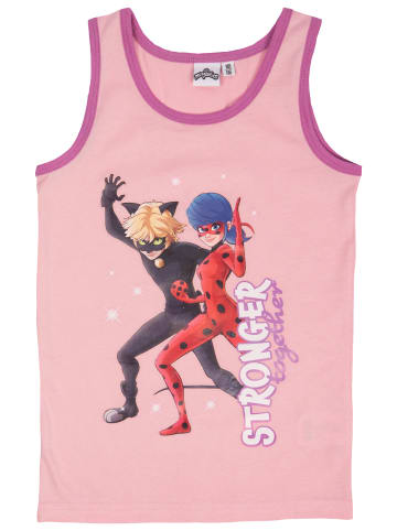 Miraculous 2er Pack Miraculous Unterhemd in weiss/rosa