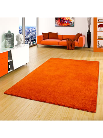 Snapstyle Hochflor-Teppich Palace in orange