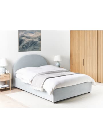 Beliani 2-tlg Doppelbett VAUCLUSE in Blau