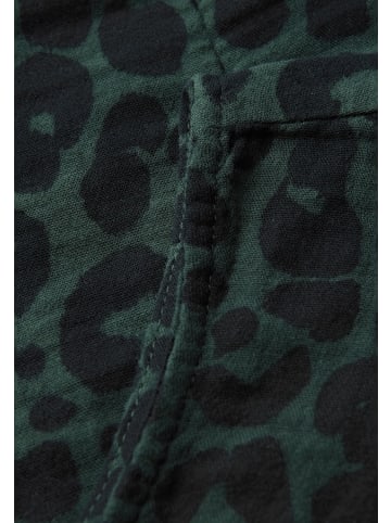 Street One Musselin Blusentop mit Print in Grün