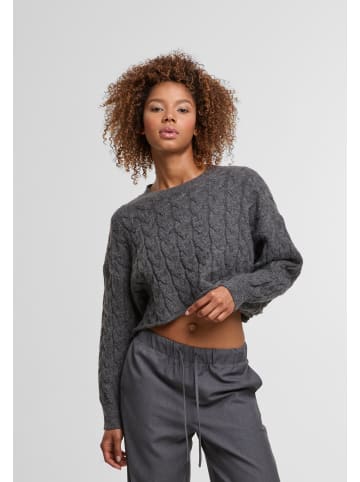 Urban Classics Urban Classics Gestrickter Rundhalsausschnitt in anthrazit