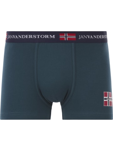 Jan Vanderstorm 2er Pack Retropant TEM in petrol blau