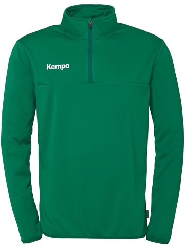 Kempa Trainingsjacke "1/4 Zip Top" in Grün