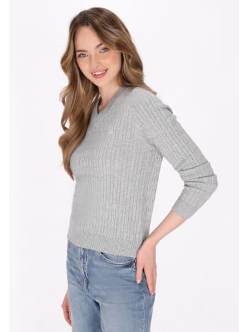 DreiMaster Maritim Women Sweater in light grey melange