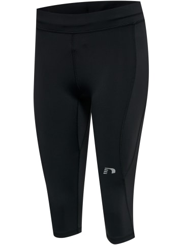 Newline Verstellbare Taille Tight Kurze Hose Reflektierend Logo Women Core Damen in BLACK