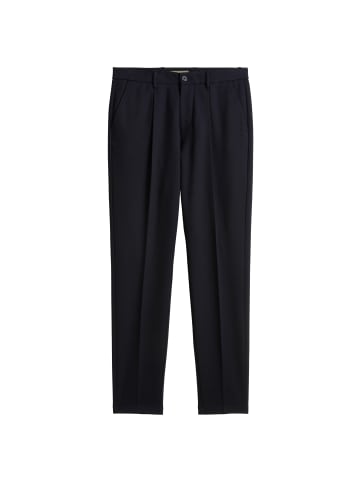 Marc O'Polo Hose Model Morot Jogger pleats DFB Travel Kollektion in deep night blue