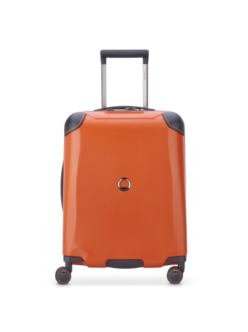 Delsey Cactus 4-Rollen Kabinentrolley Slim Line 55 cm in orange