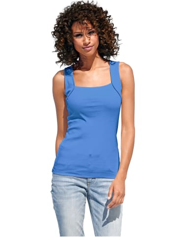 Heine Shirttop in azurblau