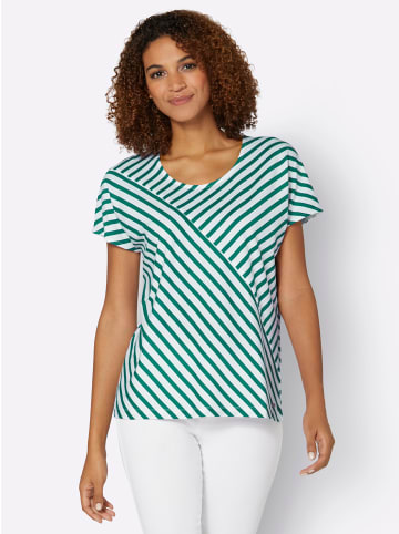 WITT WEIDEN Streifenshirt in grün-weiß-gestreift