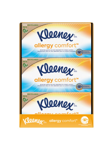 Kleenex Allergy Comfort Kosmetiktücher Taschentücher 12 x 56 Stk