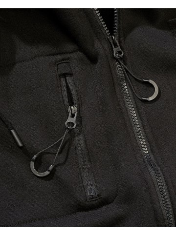 Brandit Jacke "Tactical Sweat Jacket" in Schwarz