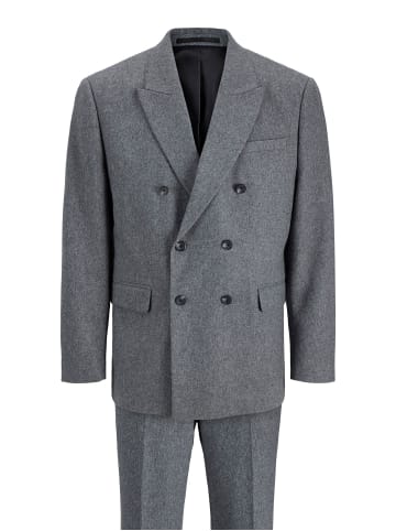 Jack & Jones Zweireihiger Blazer und Anzughose in Grey Melange