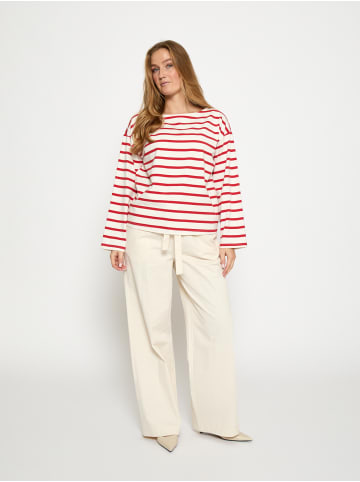 Peppercorn Bluse in Aura Orange Stripe