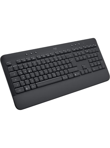 Logitech K650 Signature Tastatur für ultimativen Komfort und Produktivität in Schwarz