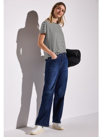 Street One 'Gestreiftes T-Shirt Style Christa' Schwarz