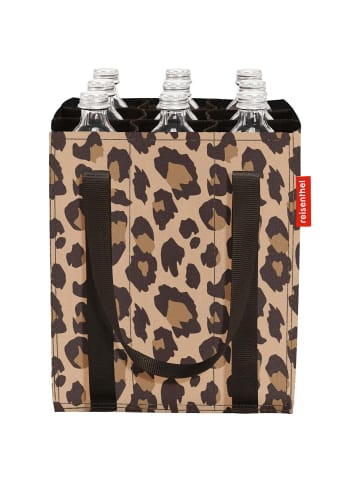 Reisenthel bottlebag Flaschen - Tragetasche (glossy dots black) in leo macchiato