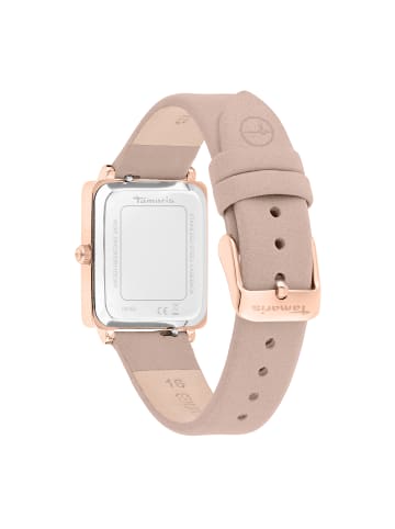Tamaris Armbanduhr The Square in beige