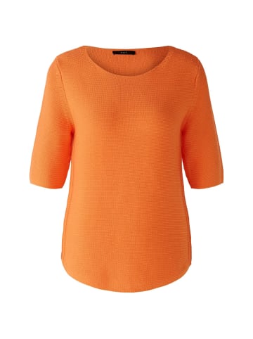 Oui Pullover reine Baumwolle in vermillion orange