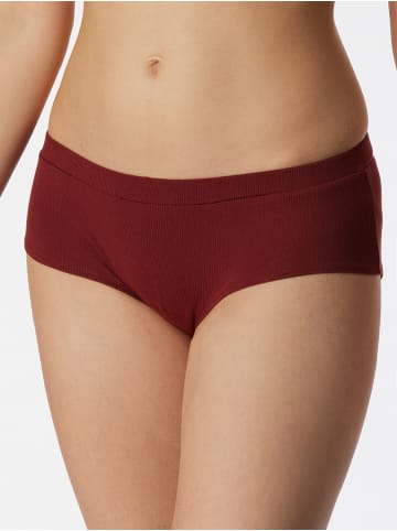 Schiesser Panty Pure Rib in terracotta