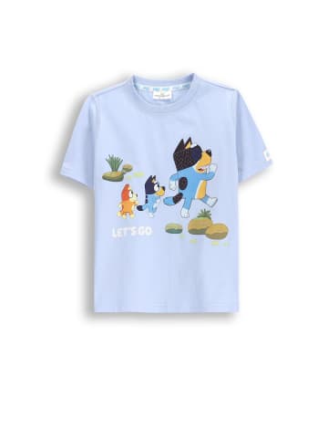 Coccodrillo T-Shirt mit kurzen Ärmeln in hellblau