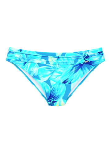 s.Oliver Bikini-Hose in türkis bedruckt