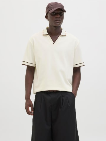 Jack & Jones Poloshirt in Cloud Dancer