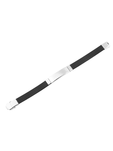 Adeliás Unisex Armband – Silikonarmband aus Silikon 20 cm in schwarz