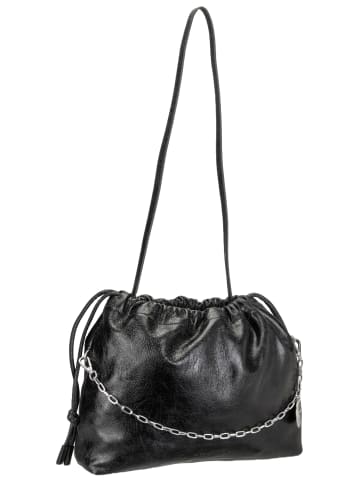 Liebeskind Berlin Handtasche Lya II Pouch L Lamb Crunch in Black
