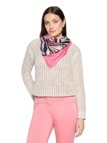 Betty Barclay Basic-Schal mit Aufdruck in Pink/Dark Blue