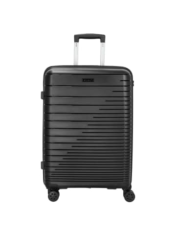 D&N Travel Line 4600 - 4-Rollen-Trolley M 65 cm (black) in schwarz