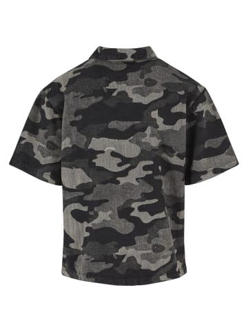 Urban Classics Short Sleeve Shirt in blacklasercamo