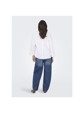 JDY Langarmbluse in white