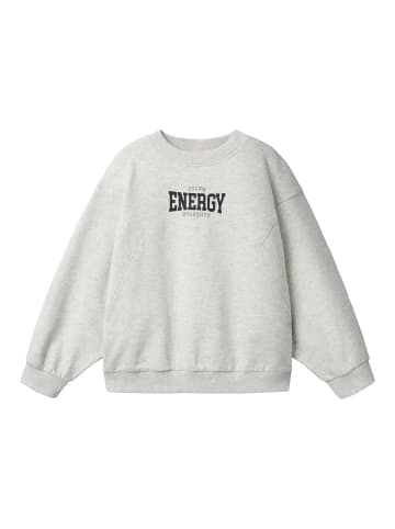 name it Sweatshirt in Light Grey Melange