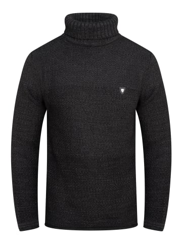 behype Rollkragenpullover MKBloro in dunkelgrau