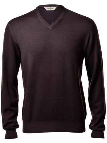 others V-Ausschnitt Pullover in Dunkelbraun