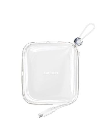 COFI 1453 Joyroom JR-L005 Powerbank 10000mAh mit Lightning & USB-A – Weiß in Weiß