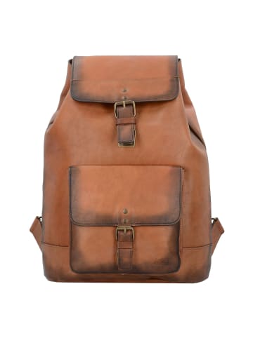 Jost Randers Rucksack Leder 46 cm in cognac