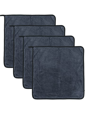 Erwin Müller Microfaser Microfasertuch 4er-Pack in grau