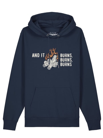 wat? Apparel Sweatshirt And it burns in Dunkelblau