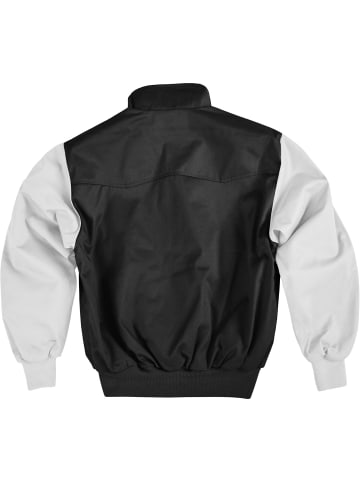 Gear Up Herren Harrington Jacke in Schwarz/Weiß