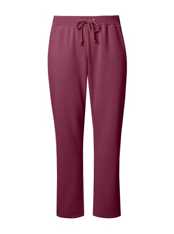 Ulla Popken Jogginghose in dunkle beere