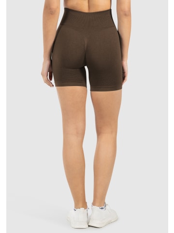 SMILODOX Shorts Amaze Scrunch in Braun